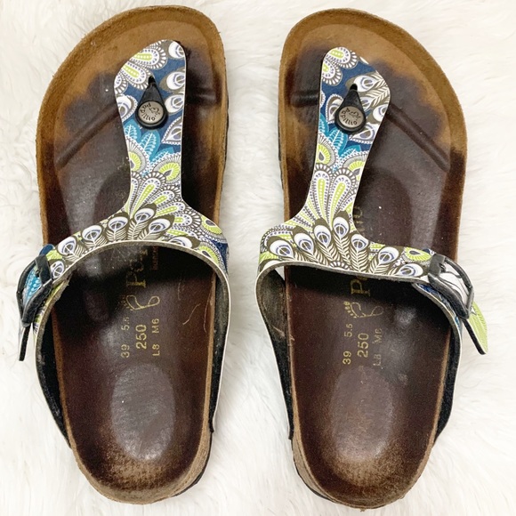 Birkenstock Shoes - Birkenstock Papillio Gizeh Thong Sandal Paisley 8